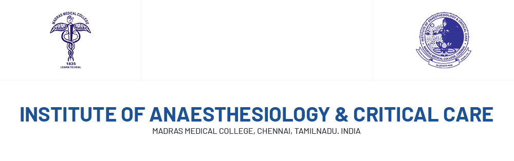 Institute of Anaesthesiology & Critical Care Institute of Anaesthesiology & Critical Care